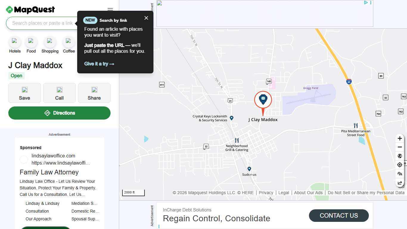 J Clay Maddox, 409 Lay Dam Rd, Clanton, AL 35045, US - MapQuest
